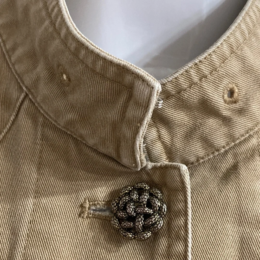 Ralph Lauren Tan Military Style Jacket - Picture 2 of 10